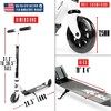 Rush 125 Folding Kick Scooter – Light-Up Wheels, Adjustable Handlebar, Carbon Steel Frame – Madd Gear - 3 of 4