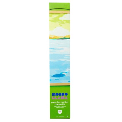 Paint-By-Number Canvas Kit Coastal Landscape - Mondo Llama™