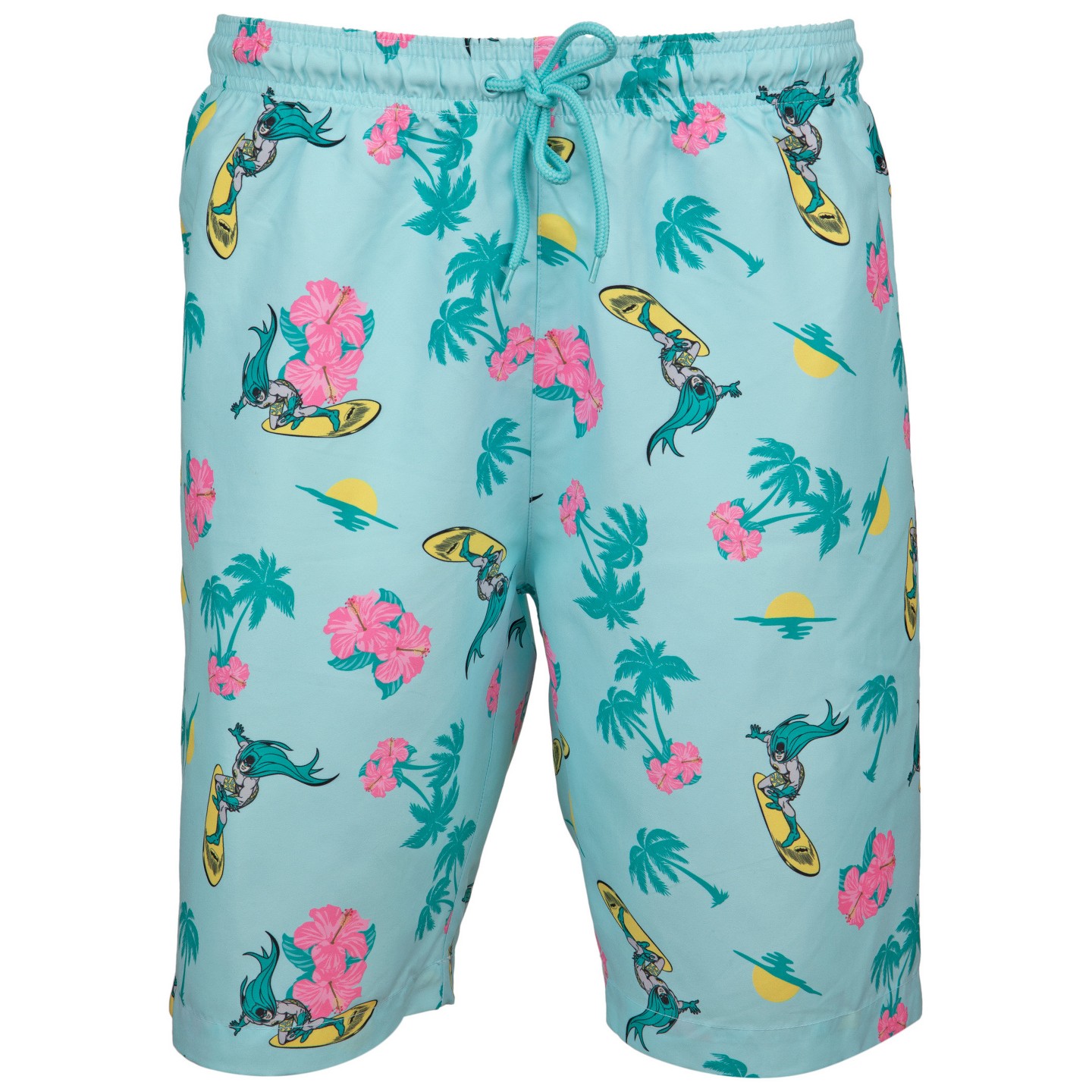 Мужские шорты Batman Classic Floral Surf Board Shorts - XLarge (40-42), цвет: С принтом — фото 2