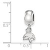 Black Bow Jewelry Sterling Silver Texas State Bobcats NCAA Bead Charm - 3 of 4