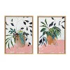 Kate and Laurel Sylvie Wild Foliage l and II Framed Canvas Art Set by Nikita Jariwala - 2 of 4