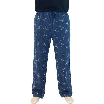 Men's Big & Tall Plaid Poplin Pajama Pants - Goodfellow & Co™ Aqua Green 5XL
