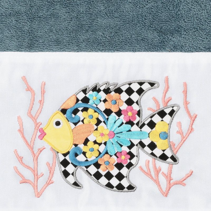 Set of 3 Feliz Embroidered Towels - Linum Home Textiles, 2 of 5