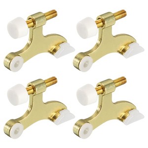 Unique Bargains Zinc Alloy Durable Adjustable Rubber Bumper Tips Door Stop - 1 of 4