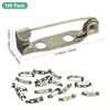 Unique Bargains Durable Multipurpose Iron Badge Brooch Pin Backs Safety Clasp 120 Pcs - 3 of 4