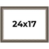 PosterPalooza | Weathered Black Picture Frame - UV Acrylic, Backing Board, Hanging Hardware Included - 2 of 4
