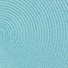AQUA TASSEL FRINGE PP WOVEN ROUND PLACEMAT SET/6 - 3 of 4