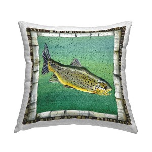Stupell Industries Birch Border Trout - 1 of 3