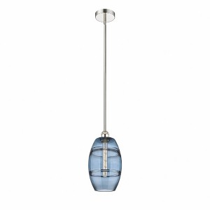 Vaz - 1 Light Stem Hung Mini Pendant In Industrial Style-9.38 Inches Tall and 8 Inches Wide - 1 of 1