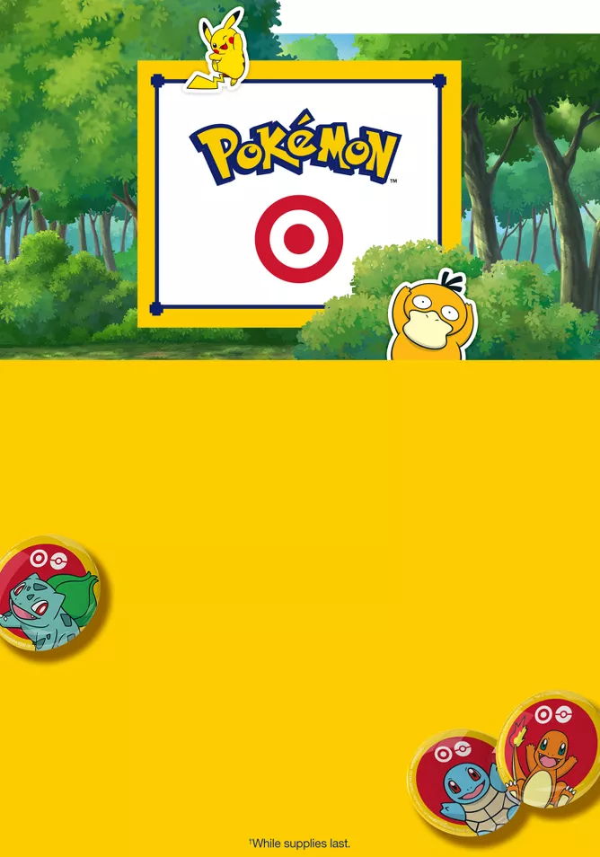 Pokmon, TargetWhile supplies last