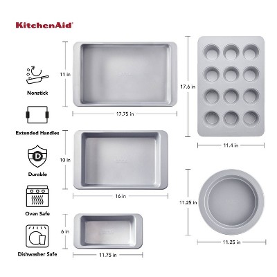 KitchenAid 5-Piece Nonstick Aluminized Steel Bakeware Set