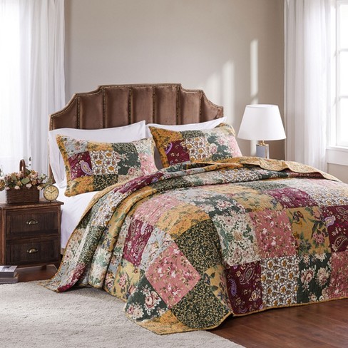 Greenland Home Fashion Antique Chic Bedspread Set 3-piece Full : Target