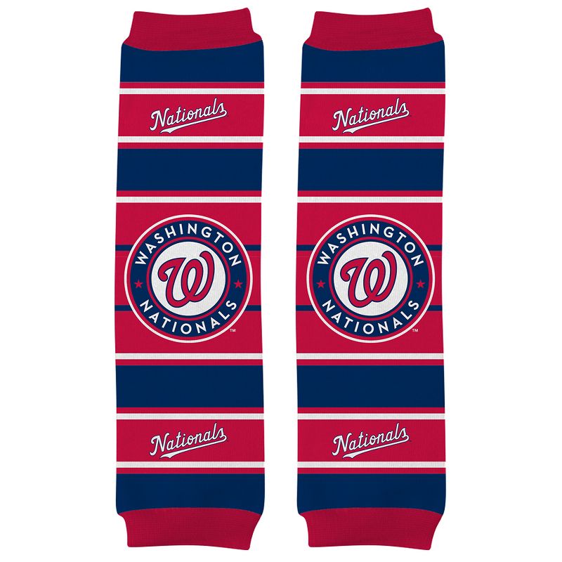 Baby Fanatic Officially Licensed Toddler & Baby Unisex Crawler Leg Warmers - MLB Washington Nationals, 2 of 7