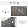 NAYSAYE Bamboo Laundry Cabinet with Two Removable Liners Top Lid Rope Handles Portable Laundry Organizer for Home, Gray, 20.5"*12.6"*24.8" - 4 of 4