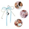 Unique Bargains Ribbon Bow Heart Handbag Charms Keychains 1 Pc - 3 of 4