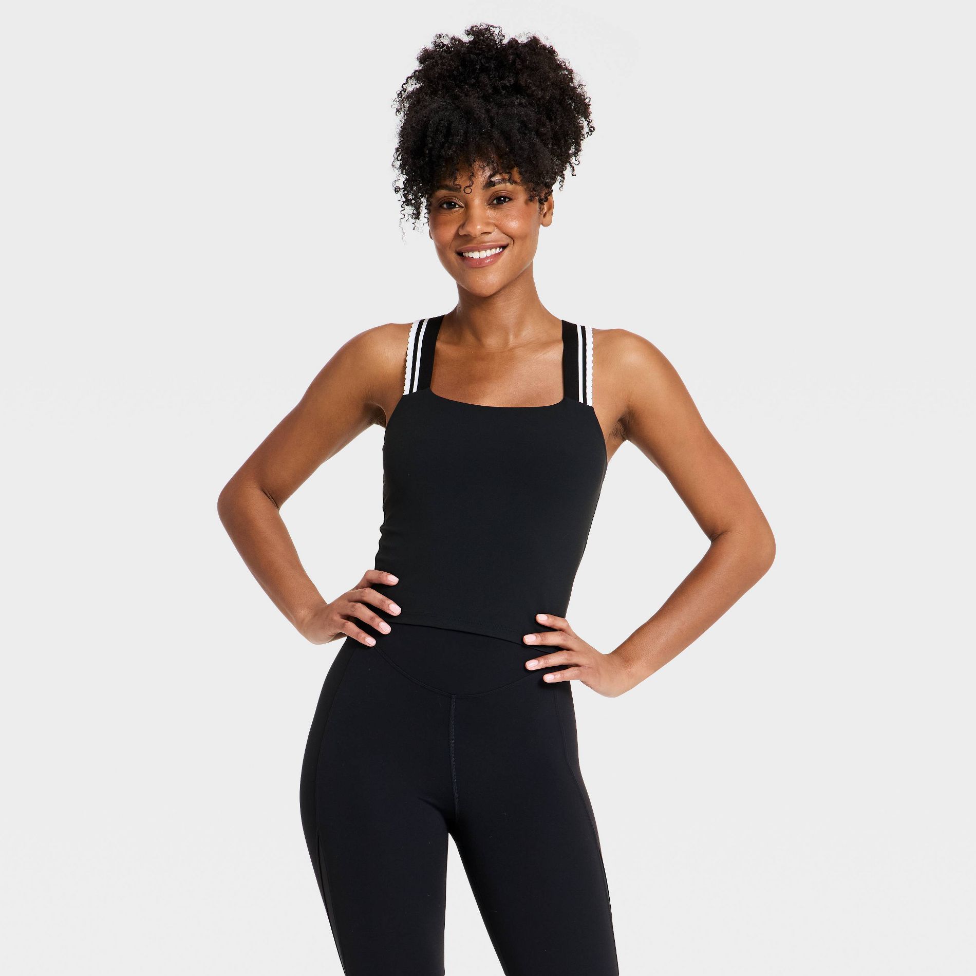 Women's Everyday Soft Tipped Scallop Support Tank Top - All In Motion™