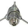 Tram® Pre-Tuned 144 MHz–148 MHz VHF/430 MHz–460 MHz UHF Amateur Dual-Band Base Antenna with White Fiberglass, 1477 in Silver - 3 of 4