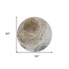 Taupe Gray And Brown Abstract Washable Indoor Outdoor Area Rug - 3 of 4