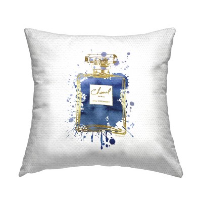 Stupell Industries Blue Urban Splatter Glam Fragrance Bottle