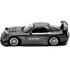 Mazda RX7 (FD) "RE Amemiya" Widebody RHD Gunmetal Gray Metallic with Carbon Hood 1/64 Diecast Model Car by Pop Race - 4 of 4