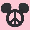 Girl's Mickey & Friends Peace Sign T-Shirt - 2 of 4