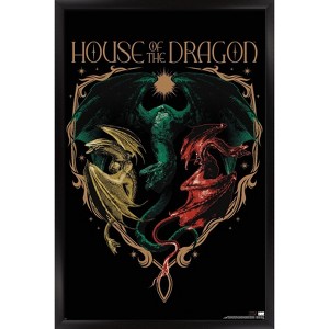 Trends International House of the Dragon: Season 2 - Dragons Framed Wall Poster Prints - 1 of 4