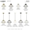 Livex Lighting Geometric Shade 1 - Light Pendant in  Brushed Nickel - 4 of 4