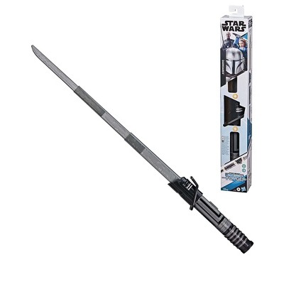 STAR WARS Lightsaber Forge Darksaber Electronic Extendable Black Lightsaber Toy, Customizable Roleplay Toy for Kids Ages 4 and Up