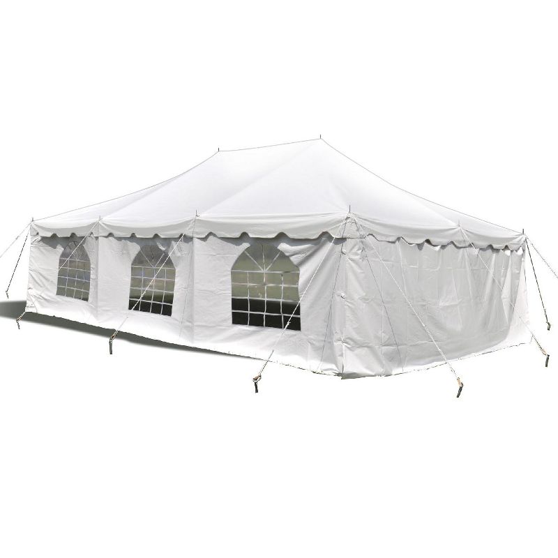 Party Tents Direct Weekender Outdoor Canopy Pole Tent with Sidewalls, 1 of 9