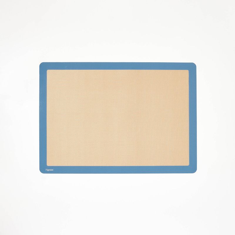 14.5&#34;x20.5&#34; Silicone Extra Large Baking Mat Blue - Figmint&#8482;, 1 of 6