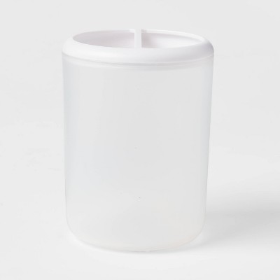 Plastic Toothbrush Holder Clear - Room Essentials™