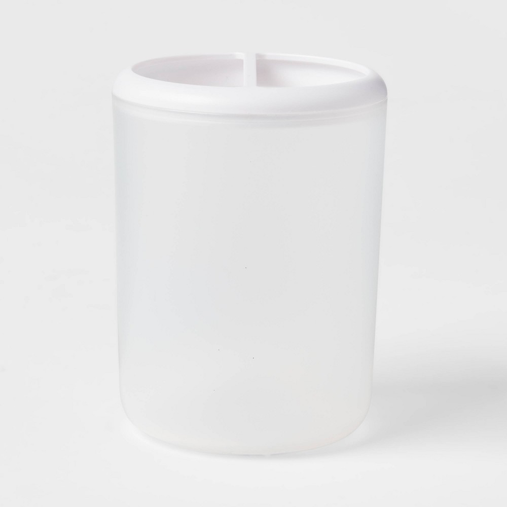Photos - Toothbrush Holder Plastic  Clear - Room Essentials™