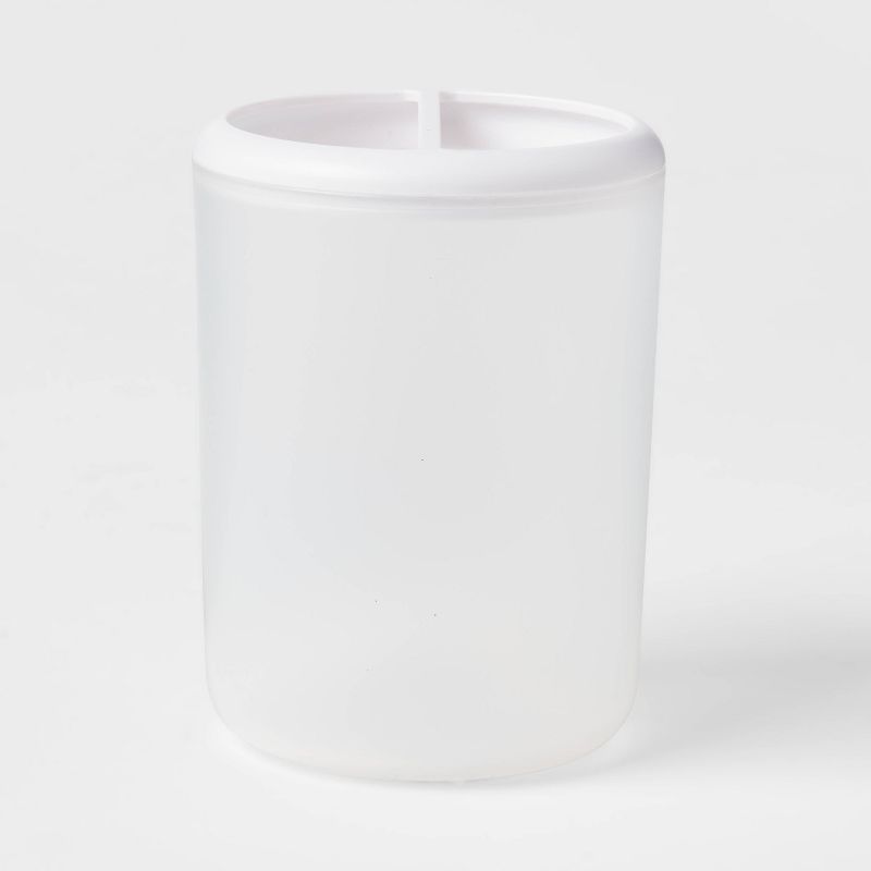 Plastic Toothbrush Holder Clear - Room Essentials&#8482;, 1 of 8