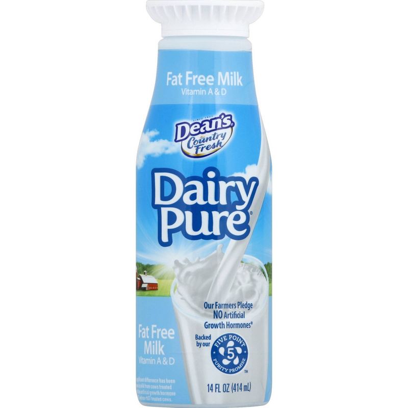 DairyPure Skim Milk - 12 fl oz, 1 of 6