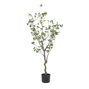 SKRAN Artificial Milan Leaf Bonsai,Faux Trees for Indoor Outdoor for Green Decorative Accent for Home,for Living Room,Office,Patio,Garden - 1 of 4