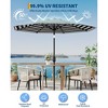 Garvee 9FT Patio Umbrella Outdoor, Market Umbrella, Table Umbrella with Push Button Tilt and Crank, UV Protection for Garden - 4 of 4
