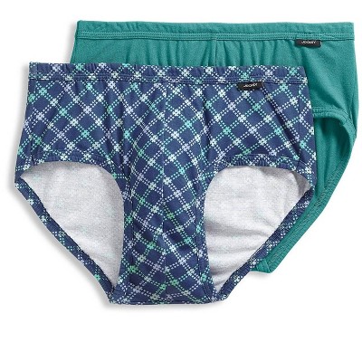 Jockey Mens Elance Poco Brief 2 Pack Underwear Briefs 100