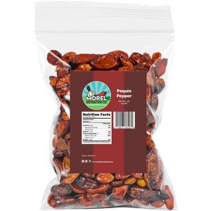 Morel Distribution Co | Dried Whole Chili Pequin Pepper (Chile Piquin) 1 oz - 1 of 4