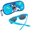 Kids Shark Sunglasses & Case Set – UV Protection Shades– Fun Ocean... - 3 of 4