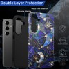 BONGEEK Case Compatible with Samsung Galaxy S25,Scratch Resistant Hybrid 2-Layer Hard Shell Bright Phone Case,Celestial Starry Night Moon Stars - 4 of 4