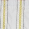 RLF Home Lemon Stripe Regal  100% Cotton with Fully Lined 3" Rod Pocket Valnance for Windows 50" x 17" Cream - 4 of 4