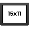 PosterPalooza | Shadow Box 1.5" Depth Black Picture Frame - UV Acrylic, Backing Board, Hanging Hardware - 2 of 4