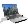 Mount-It! Laptop VESA Mount Tray | Laptop Holder Arm Mount Attachment | Vented Notebook Tray | Laptop Tray Clamp for Monitor Stand 75mm & 100mm - 2 of 4
