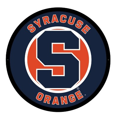 Evergreen Ultra-Thin Edgelight LED Wall Decor, Round, Syracuse University- 23 x 23 Inches Made In USA