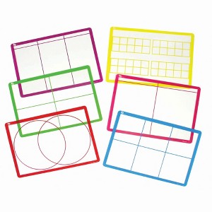SI Manufacturing Transparent Sorting Mats, 16-1/2 x 12-1/2 inches, Grades PreK and Above - 1 of 1