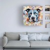 Canvas Wall Art - Frank Harris 'Pit Bull Master' Wall Art for Living Room, Bedroom, or Office Décor by Trademark Fine Art - 14 x 14 Inches - 3 of 4