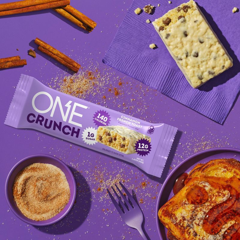 ONE Bar Crunch Protein Bars - Cinnamon French Toast - 4ct, 4 of 5