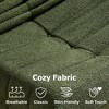 BDELITE Bean Bag Chairs for Adults with Ottoman , Foam Comfy Reading Chair for Bedroom & Living Room - 3 of 4