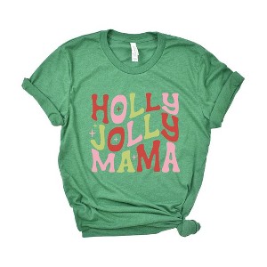 Simply Sage Market Women's Holly Jolly Mama Colorful Short Sleeve Graphic Tee - 1 of 4