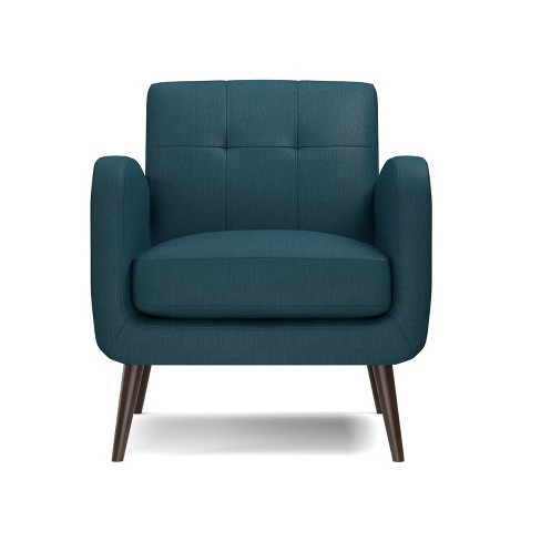 Blue mid on sale century armchair